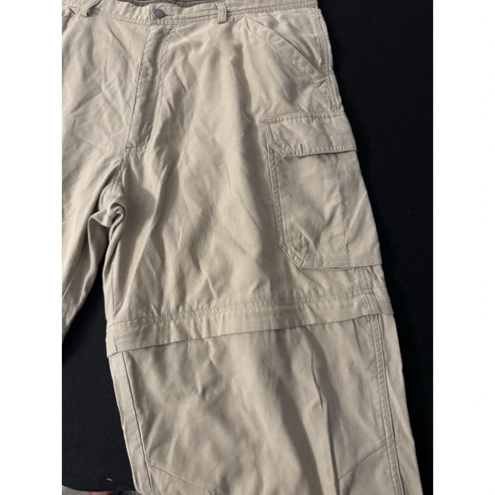 REI Cotton Khaki Pants /Zip Off Legs/size 38x32